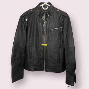 NWT Marc New York Rego Racer Glove Lamb Leather Jacket, Size XL